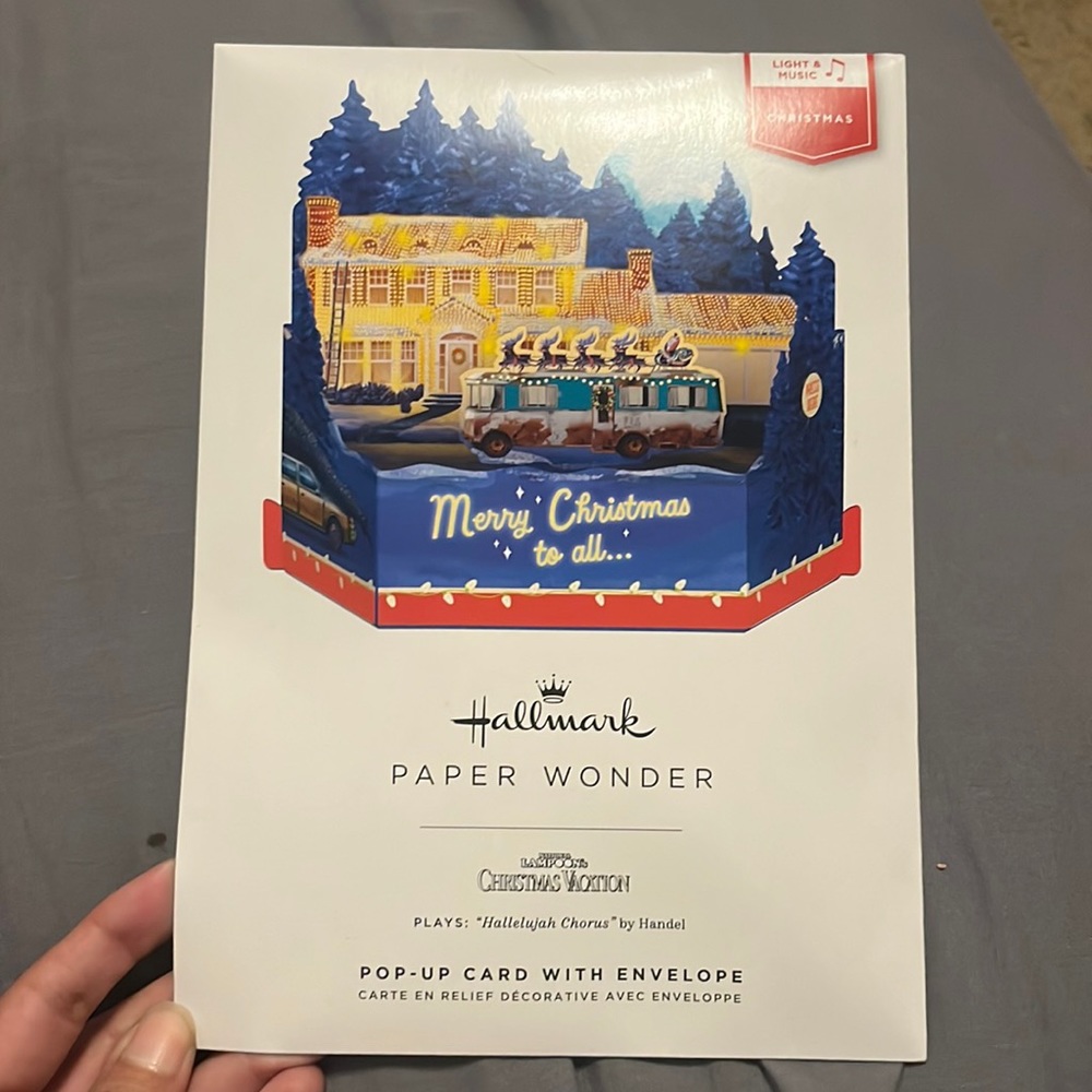 Hallmark pop holiday card